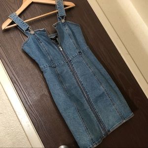 Zip up Jean Dress